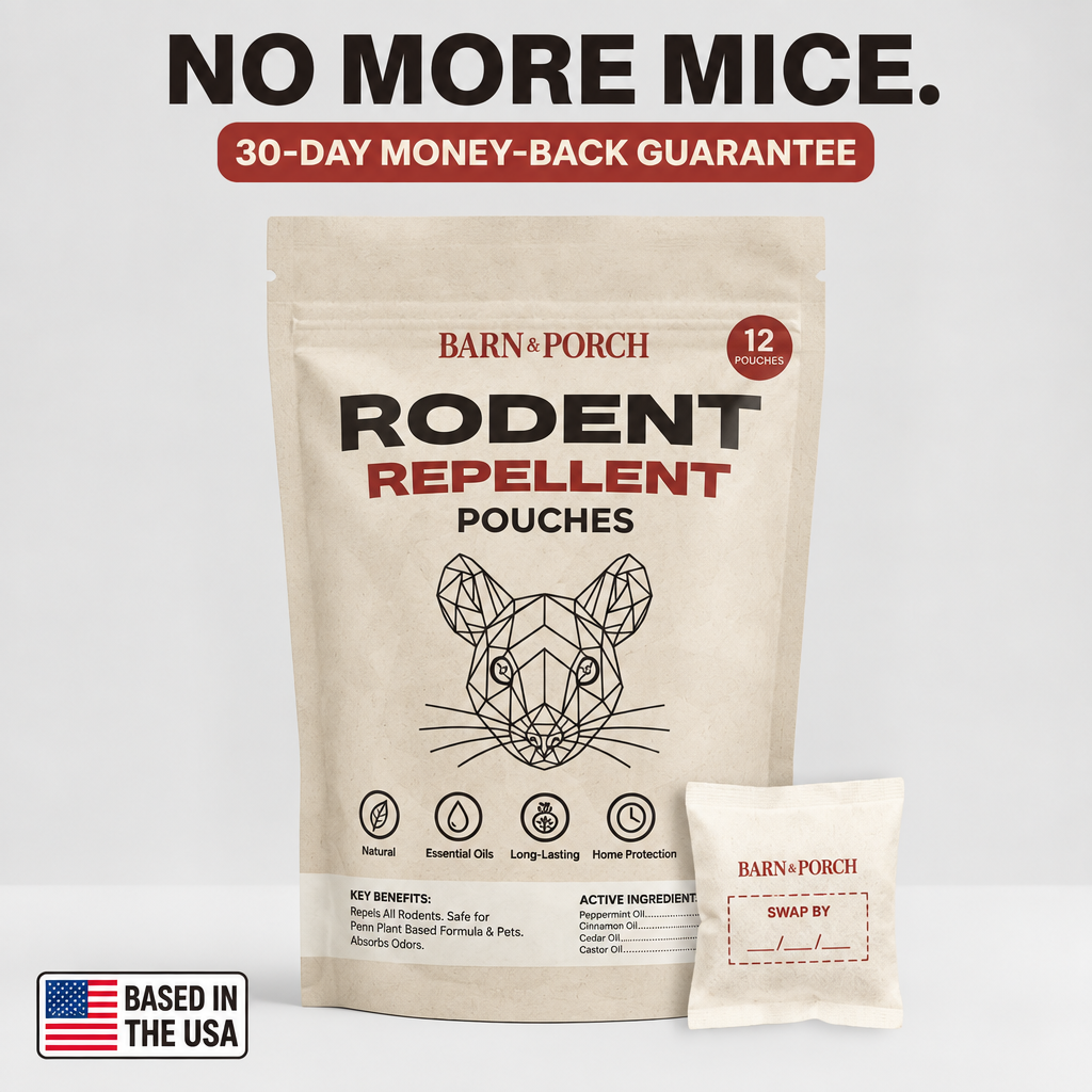 Barn & Porch rodent repellent pouches