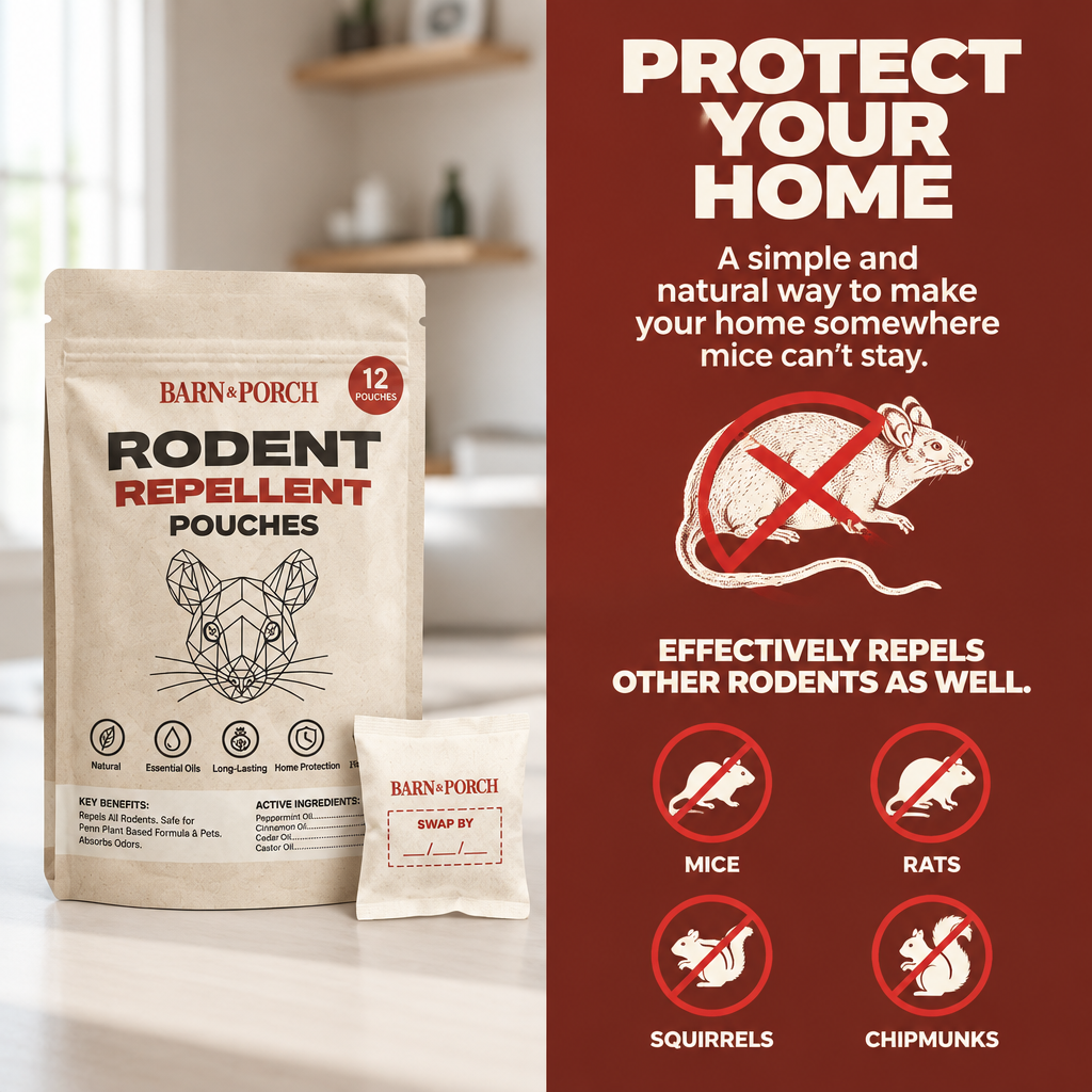 Barn & Porch Rodent Repellent Pouches