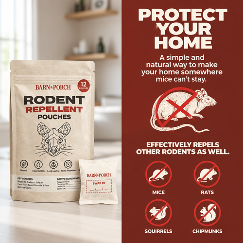 Barn & Porch Rodent Repellent Pouches
