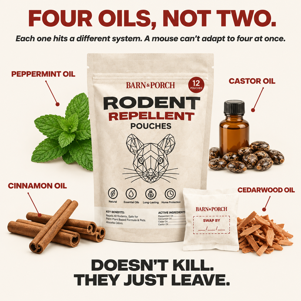 Barn & Porch Rodent Repellent Pouches