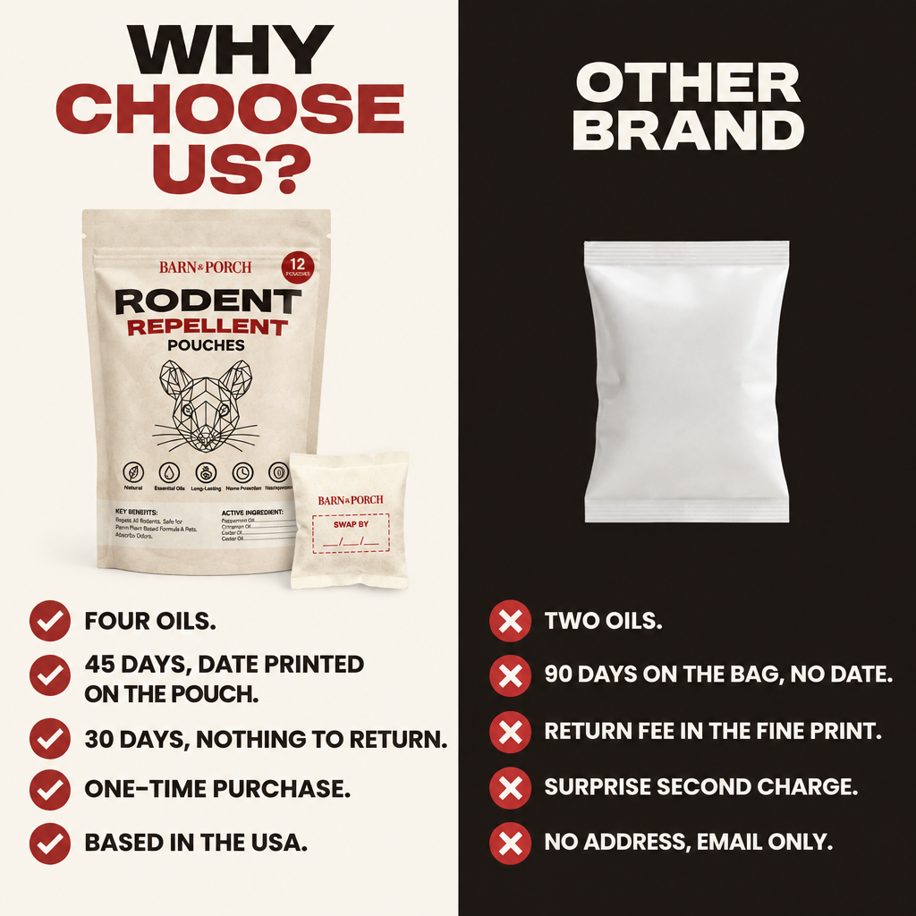 Barn & Porch Rodent Repellent Pouches